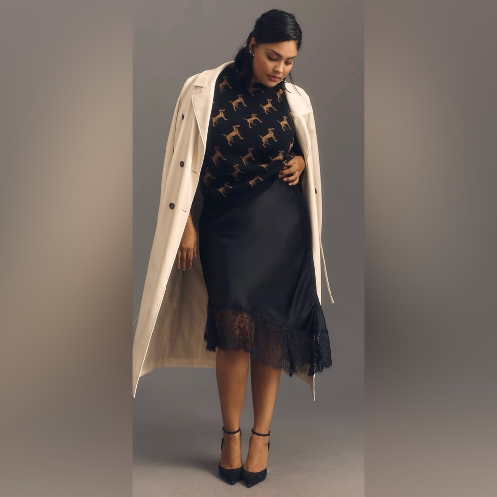 By Petticoat Anthropologie Skirt NWT L